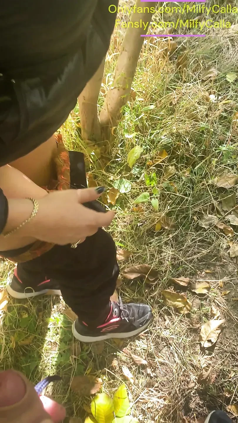 Public Fishing Trip Turns Into Downjacket Blowjob & Doggy Fuck