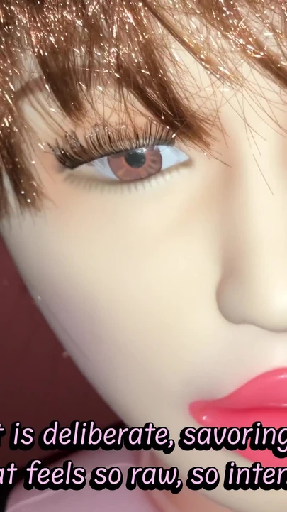 Iconic moment from "Man describes how it feels to fuck a lovedoll - cum in condom - Erotic story for women - asmr"
