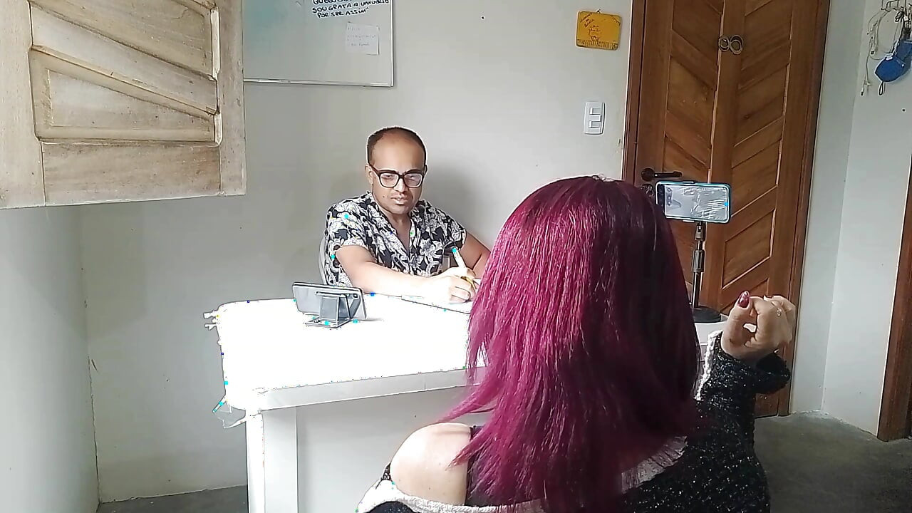 A Hot Interview with Her Big Tits and Ass