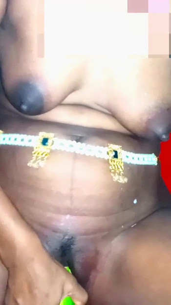 Captivating moment from "Desi housewife fucked her Cucumber pussy"