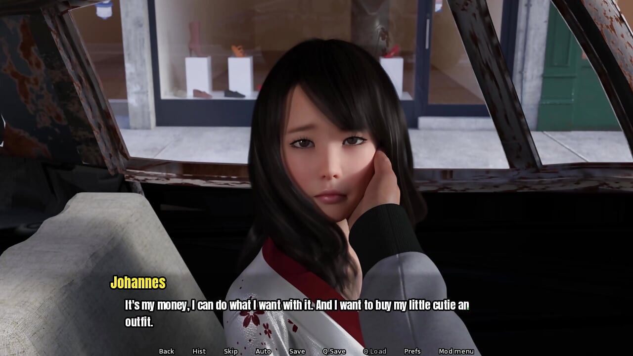 Grandma's house: Shizuka and I went out shopping