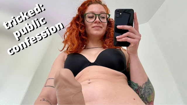 Domme tricks you into livestreamed pegging and cockslut confession - full video on Veggiebabyy Manyvids
