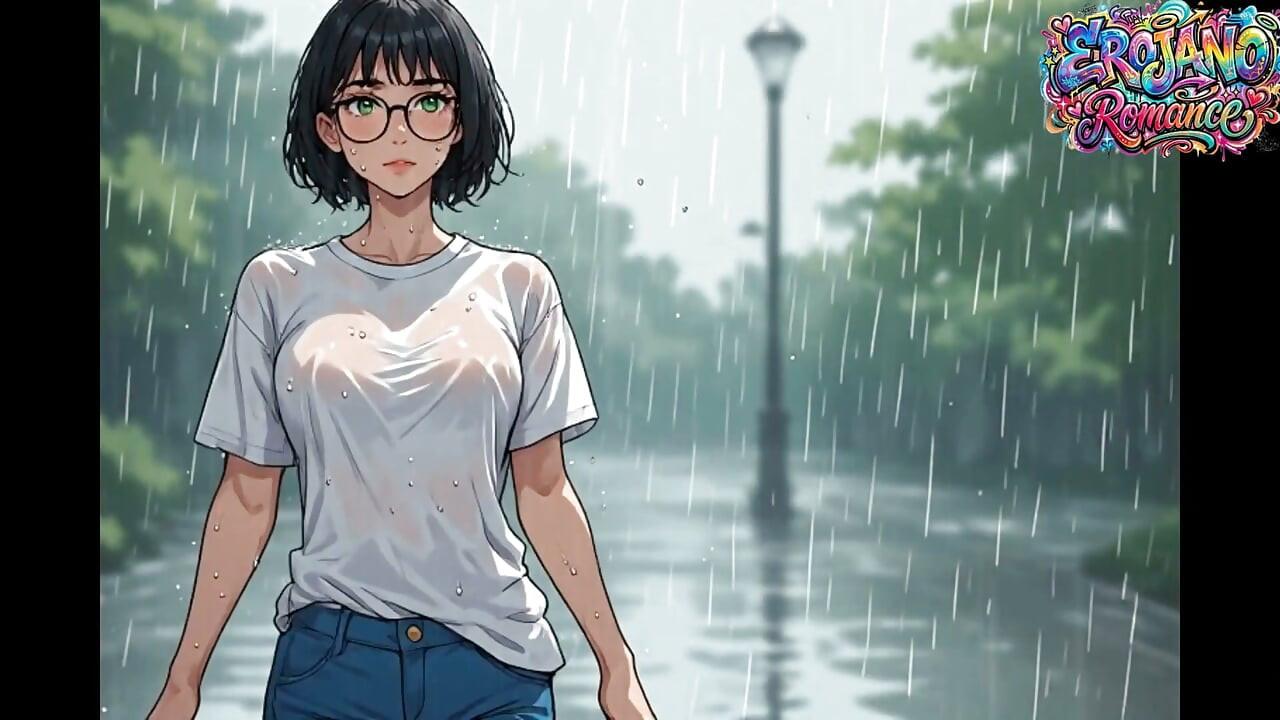 POV My 25-year-old Girlfriend Loves Me in the Rain, but I Reject Her and End up Consoling Herself with Older Men