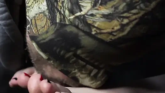 Утреннее поклонение ступням