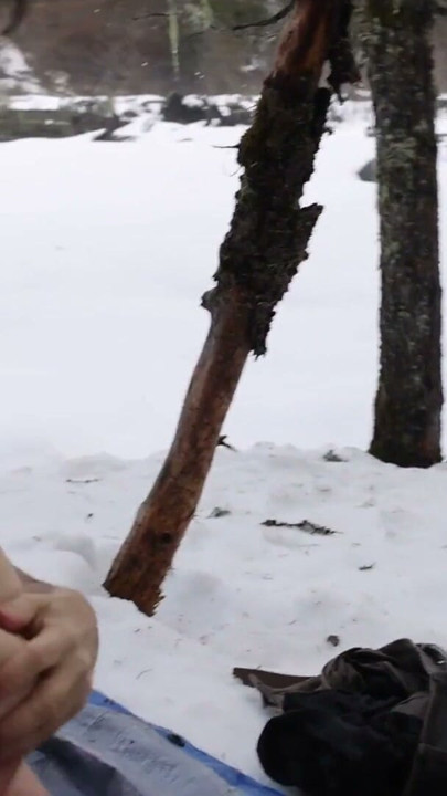 Warming a Lost Hiker: Fucking a Stranger in the Snow - Vanessa Cliff | Clip 2