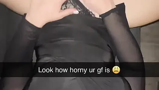 Snapchat Cheating Compilation: Club Night in High Heels and Lingerie