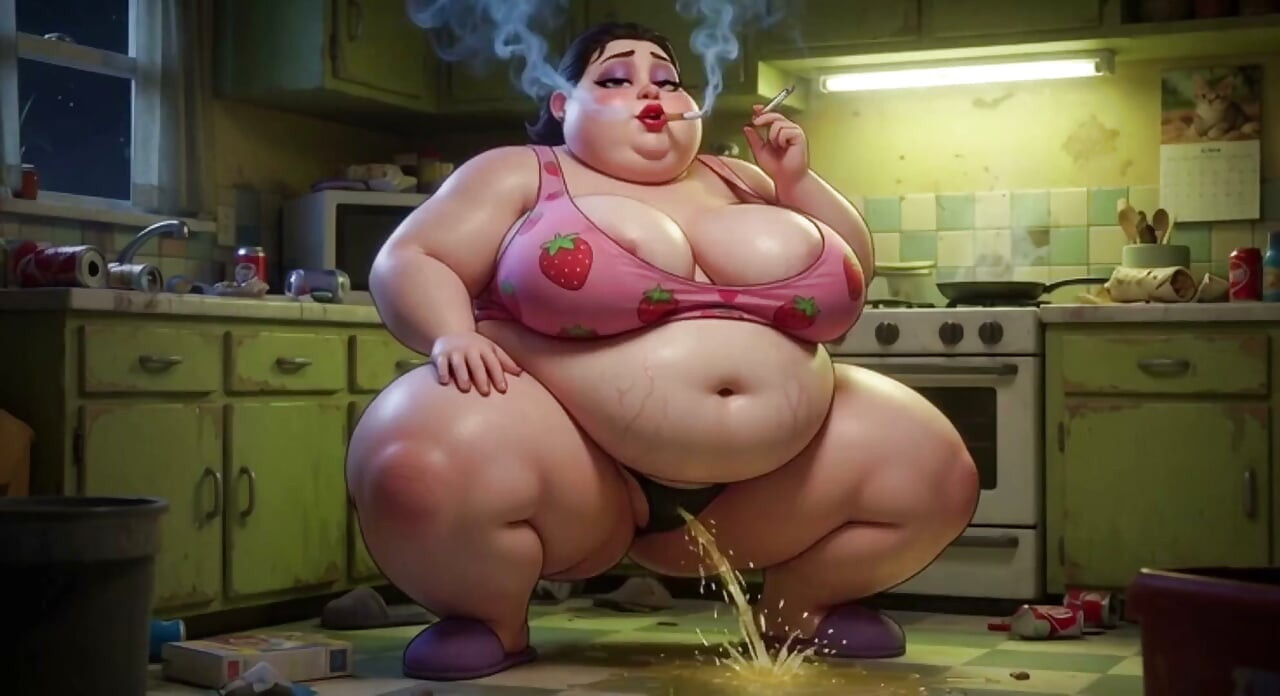 Bbw mang thai đi tiểu trên sàn nhà - hứng tình với cái bụng đồ sộ