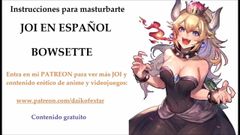 JOI con voz en Espanol Bowsette by DaikoFextar