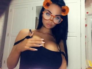 Sexy babe with bear filter 1