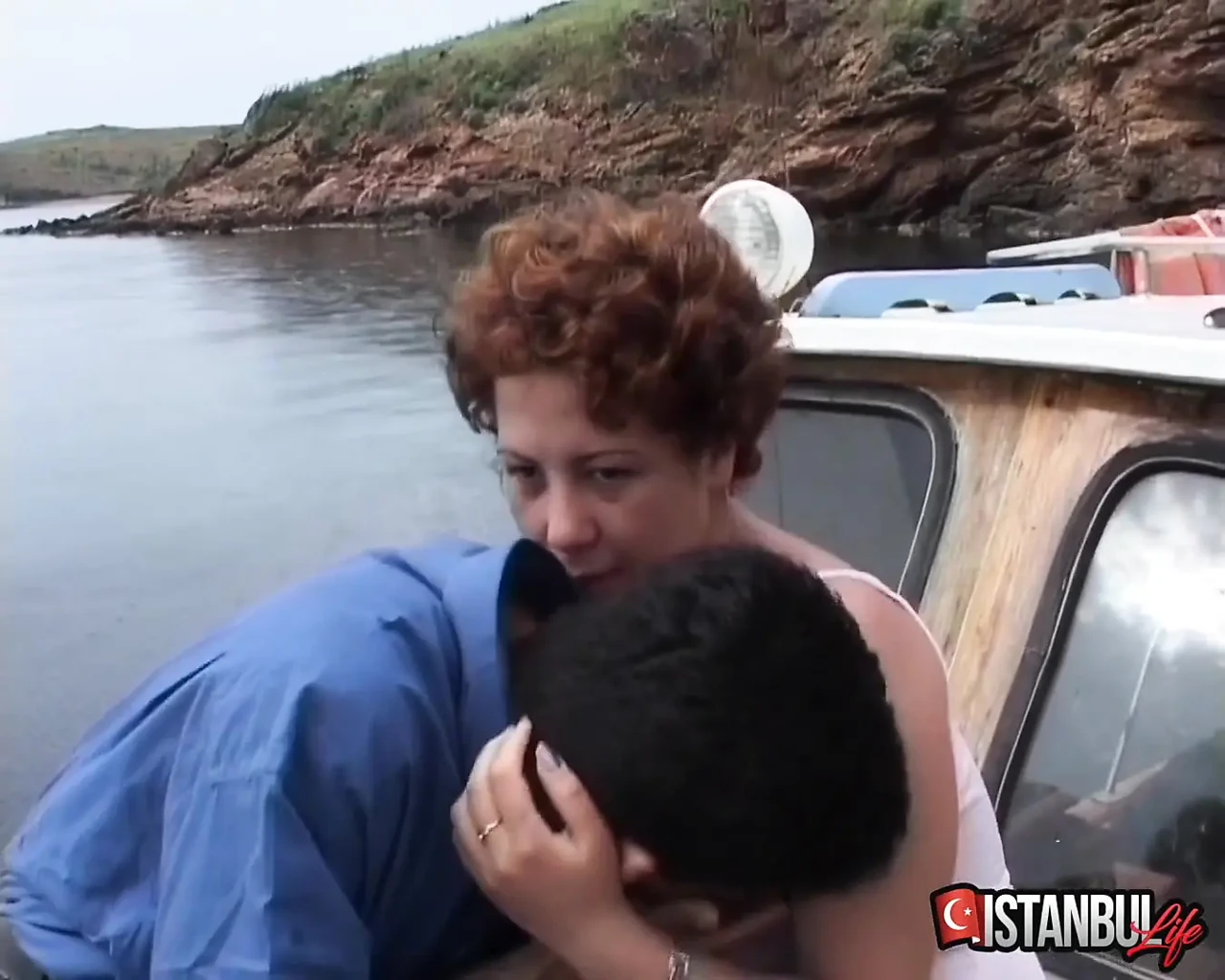 Ahmet and Selma Fuck Outdoors on a Turkish Boat