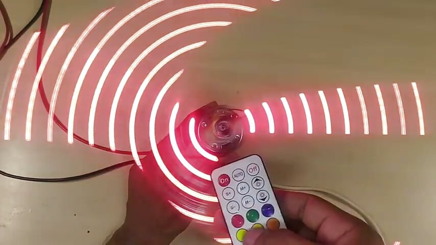 How to create LED fan in home
