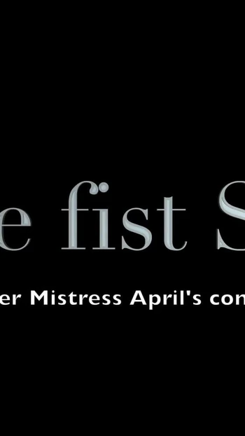 Epic moment from "Dominatrix Mistress April - Slave fists Slave"
