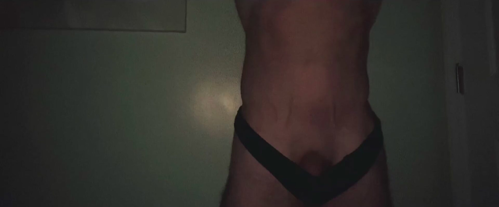 Just a tease in a thong a fan sent