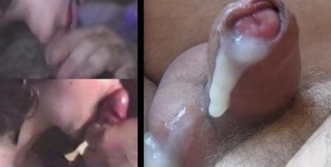 Small dick cuck watching wife Cameon in a tonguejob