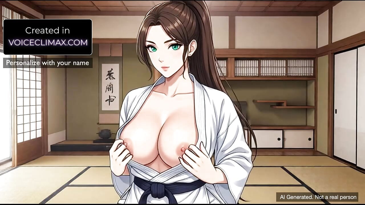 Giáo viên Karate khoe bộ ngực to & bắt đầu buổi asmr joi trong dojo vắng vẻ tại lớp trial karate - hentai f4m anime