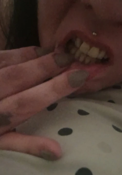 I wanted to suck and lick so I had fun with my fingers