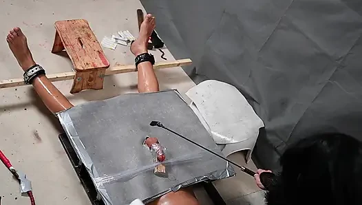 CBT on the cockboard with femboy Lucy