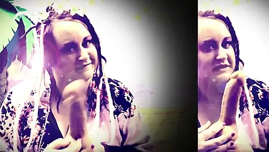 Nyepong kontol banci sambil mainin dildo sama dewi lana