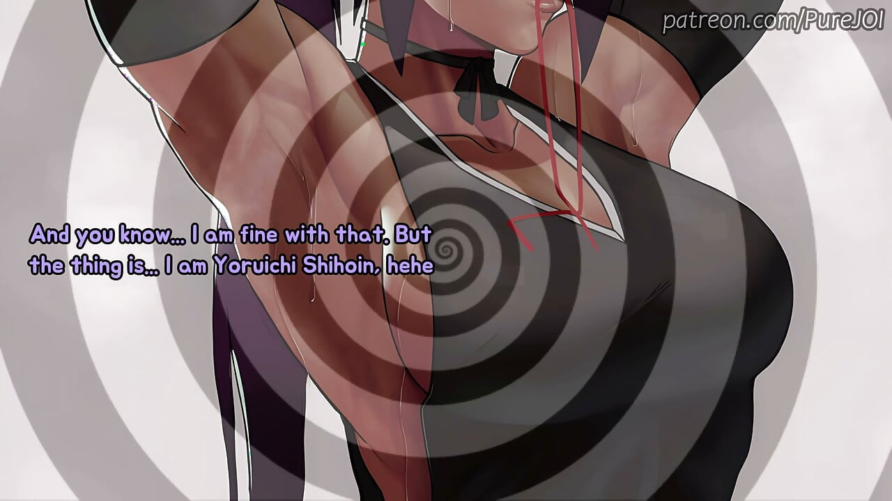 Looped! Yoruichi checks on your massive cock (Femdom JOI)