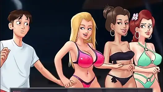 I fuck my girlfriend's best friend while she watches on Facetime and more in Summertime Saga