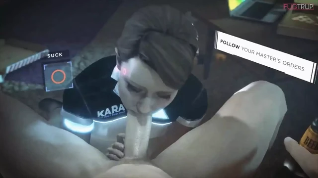 Android Slut Sucking Dick