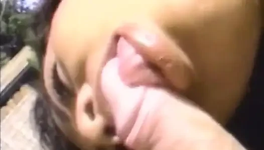 Perfect French Teen Sucking Cock in Pool