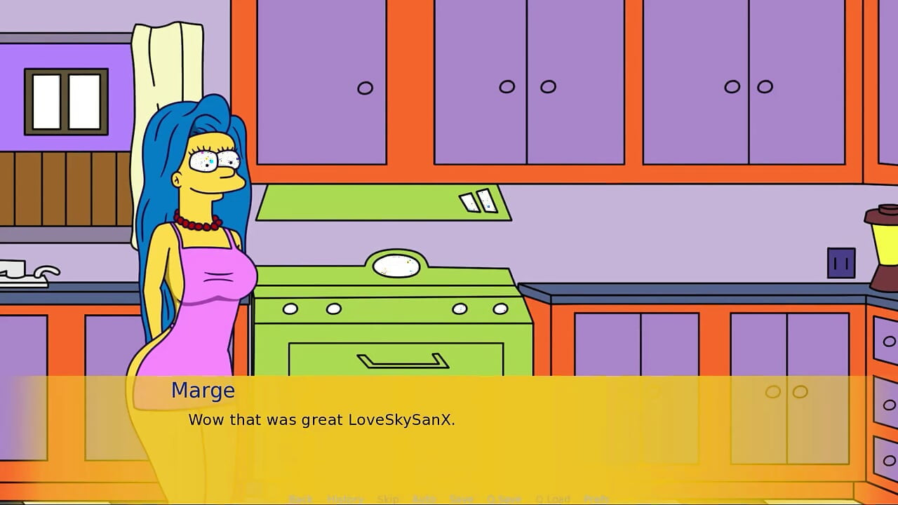 Simpson Simpvill partea 7 Marge pe la spate de Loveskysanx