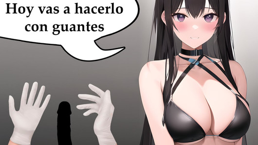 JOI HENTAI, profesora experta en pajas. Necesitarás guantes.