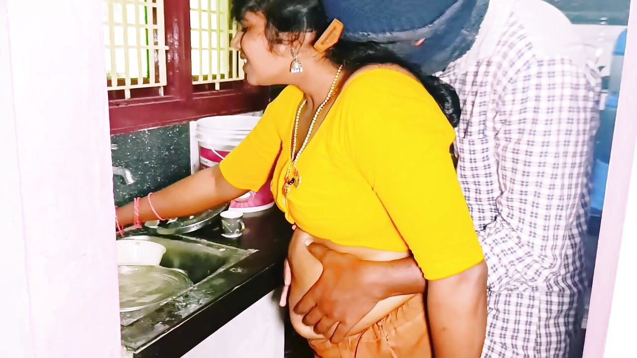 Desi Bhabi Unfortunately Fucking in Kitchen Hubby Bro Big Dick. Telugu Dirty Talks.