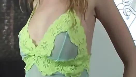 Blonde Babe Fingers Dripping Pussy to Explosive Orgasm