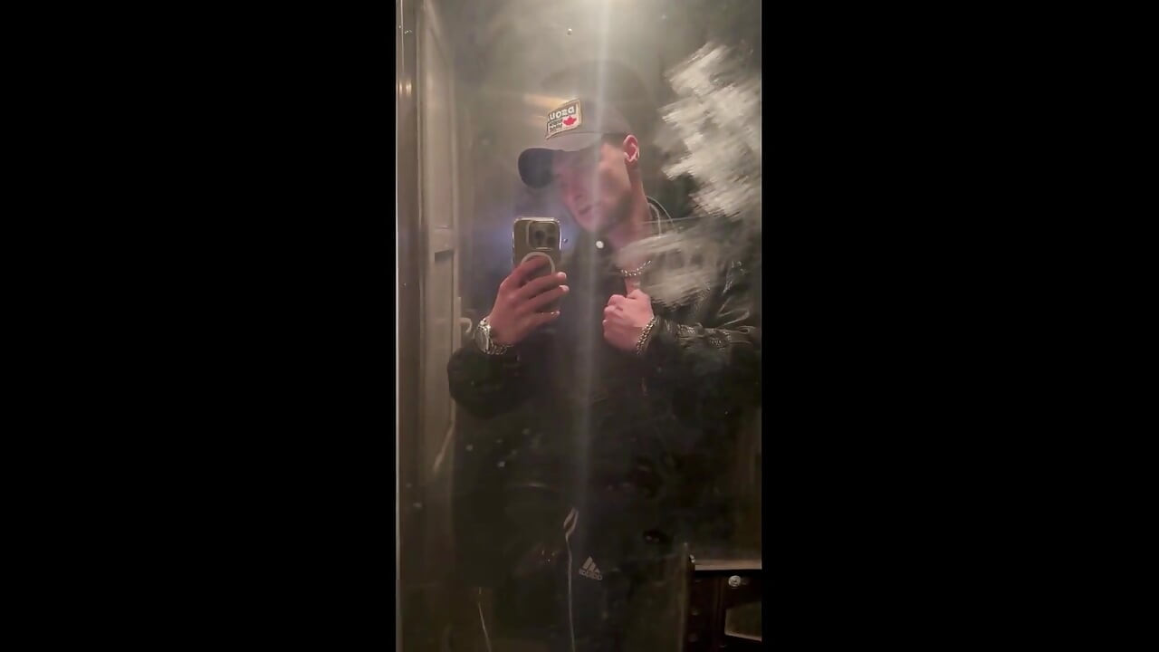 Kinkysirius in Chav Scally Outfit in the Most Dirty Train Toilet