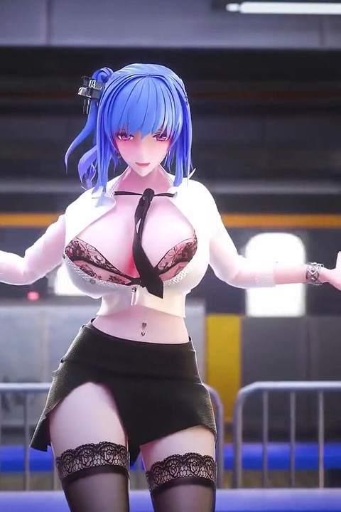 Office Lady Uniform Pencil Skirt Lace Thong Secretary