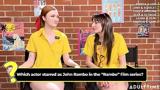 80's Trivia with the Cast of 'escape From Camp Conversion: a Girlcore Trilogy' | Adult Time