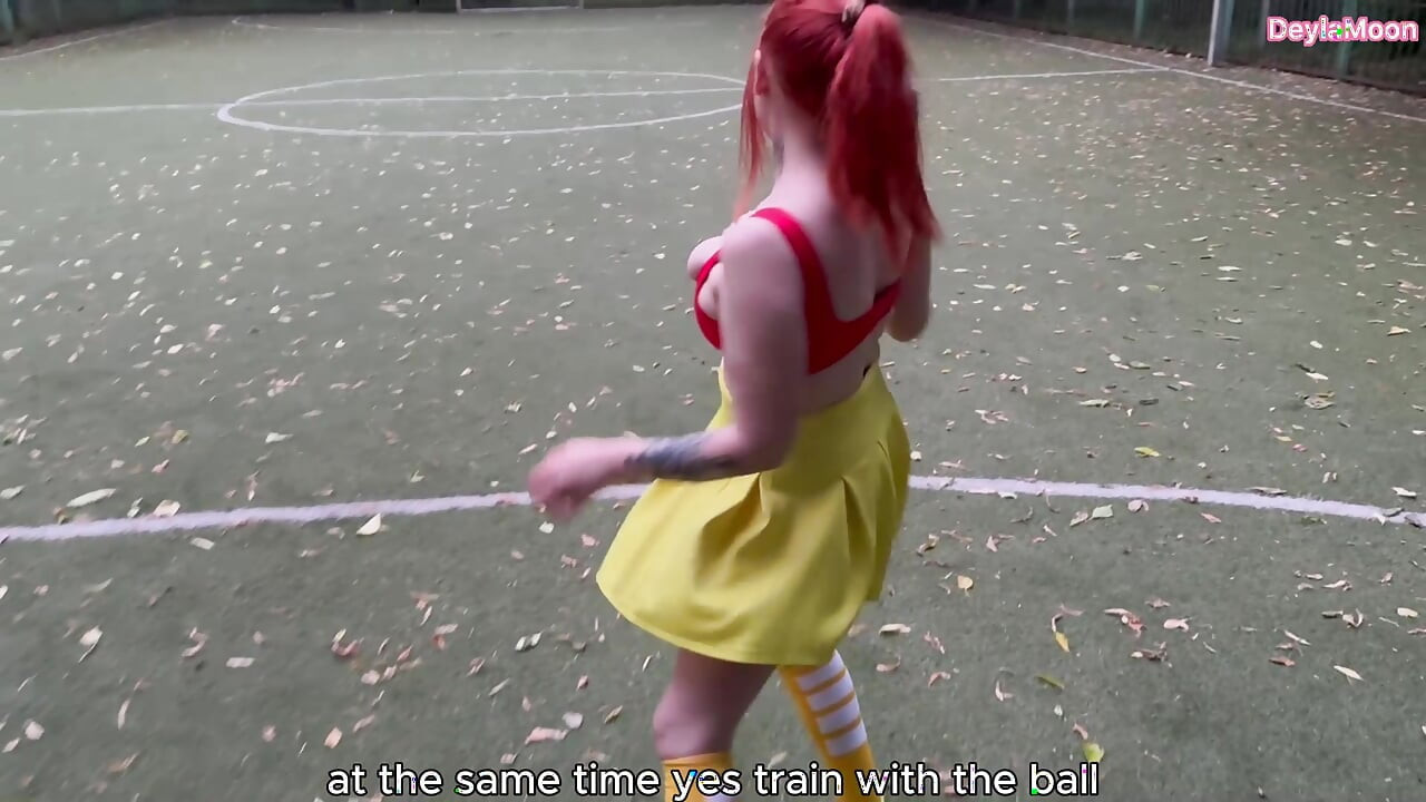 A female soccer player sucked me off in a public place and I came inside her pussy.