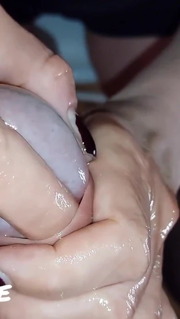 Spectacular moment from "Watch My Breasts While I Massage Your Juicy Mushroom Head Cock (Milking-time)"