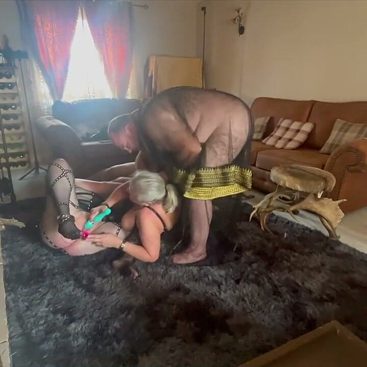 Part 3 Playing with My Female Slaves and Making Them Play Together for Our Entertainment