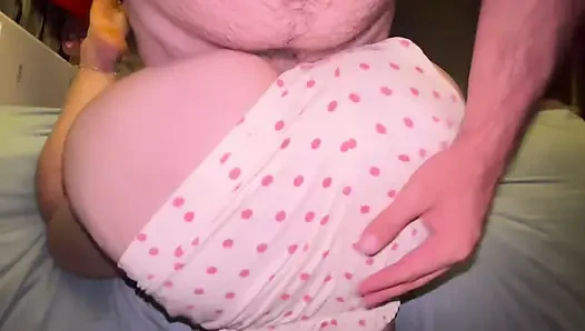 Asking my stepdaughter to rub Daddy's feet