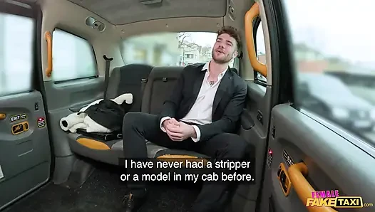 I get hard fucked by a hunky male model - Female Fake Taxi