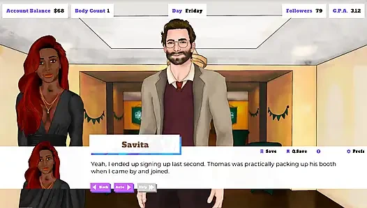 College-verrückte: Freches indisches desi-mädchen savita ep.11