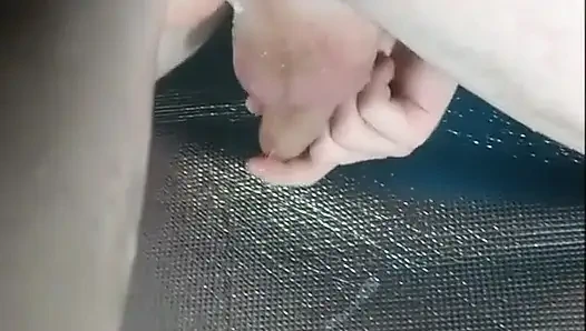 POV.Femdom. Foot fisting slave ass. Mistress fucks slave in the ass until he cums