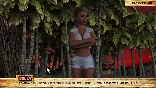 Pulau Lewd #2 - mulai menyiapkan perkemahan