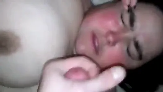 Crazy Big Titty BBW Licks Ass For A Facial