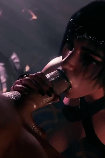 Thicc Fat Ass Juri Rides Your Cock in Her New Workout, Goth Shadowheart Blows Your Cock for Cum