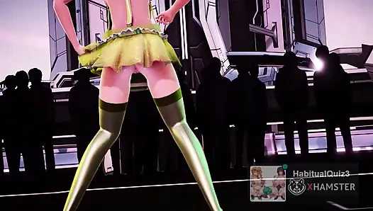 mmd cosplay doktor fickt hart, dicken arsch, dildo ahegao, schüler-sex betrügt