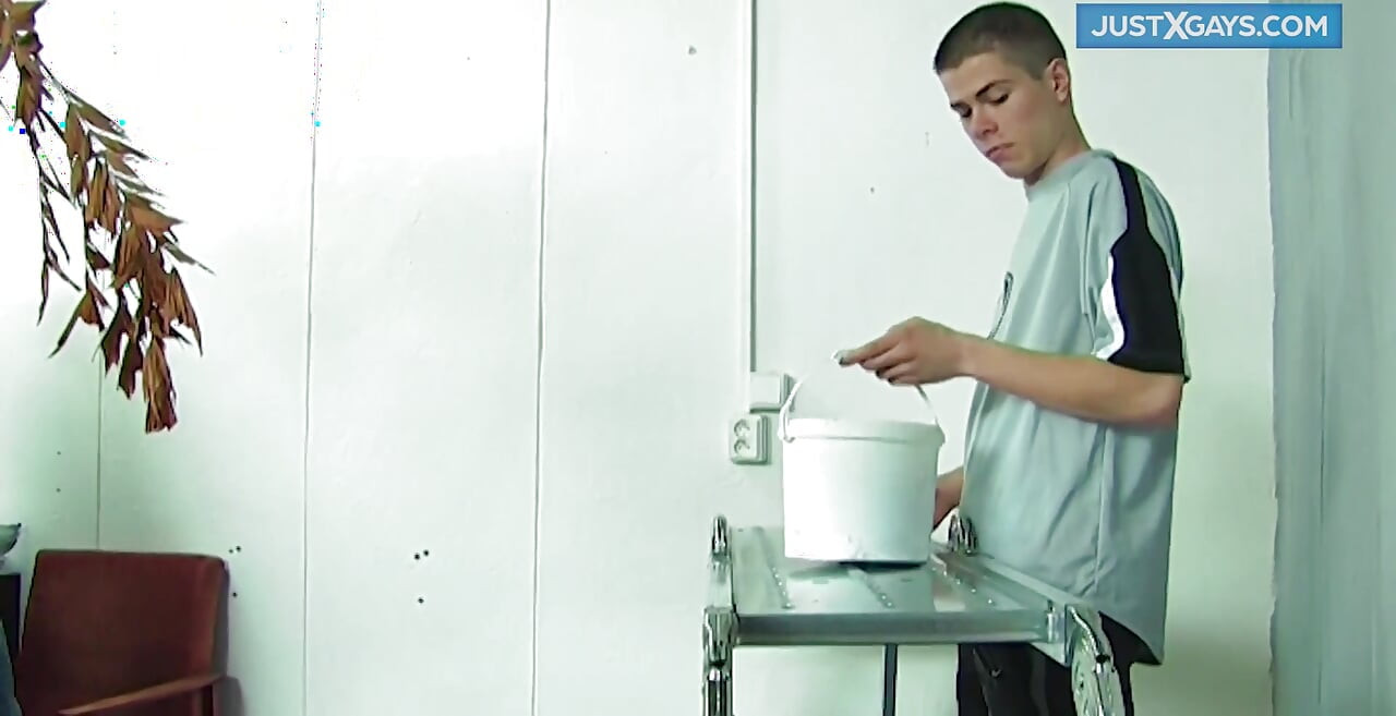 Gay party at the building site