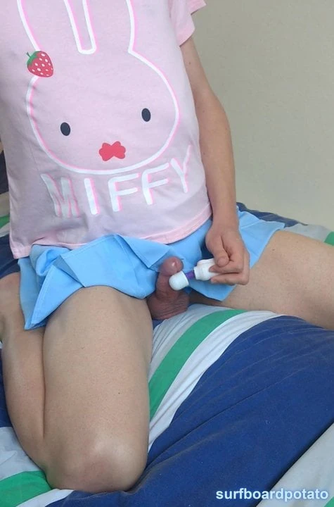 cute crossdresser edges and ruins an orgasm for you