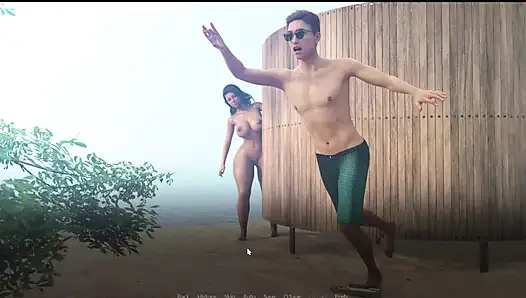 Black Milf Loves Riding White Huge Cock On The Beach