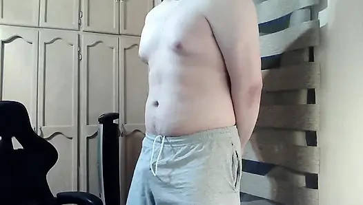 Hot jock shows off his patriotism on cam