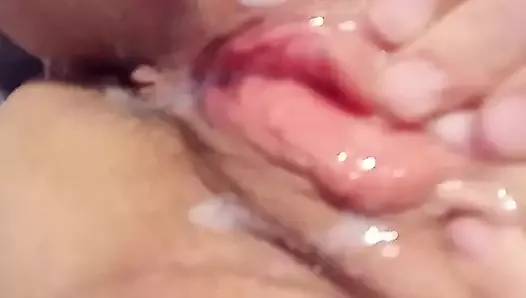 Wife came home from gym with creampie in pussy (sloppy seconds)