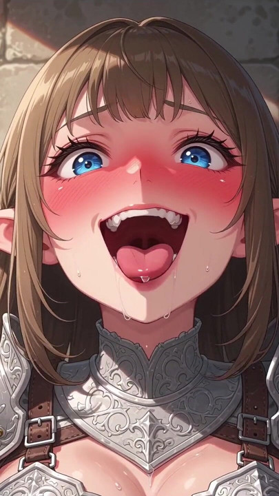 Cute anime warrior Girl , in troy in a side street | Clip 3